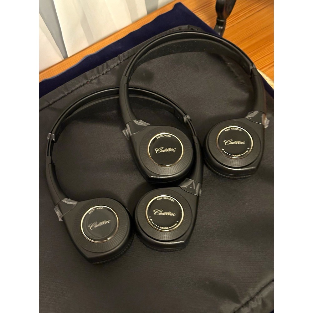 Cadillac OEM wireless IR Headphones 2-Pack Escalade Compatible-factory Tape